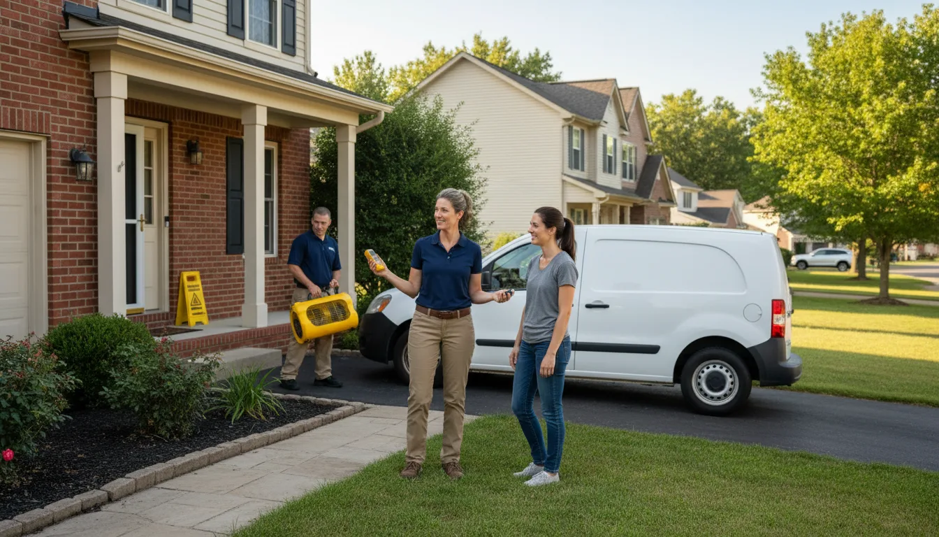 Water restoration image for Flood Water Cleanup, Removal And Restoration Services in Mclean, TX